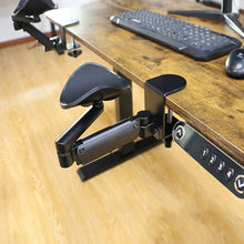 Load image into Gallery viewer, Metal Ergonomic Arm Rest Wrise Support Computer Home Office Mouse Hand Desk Adjustable Mouse Pad Armrest Bracket Console
