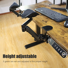 Load image into Gallery viewer, Metal Ergonomic Arm Rest Wrise Support Computer Home Office Mouse Hand Desk Adjustable Mouse Pad Armrest Bracket Console
