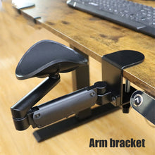 Load image into Gallery viewer, Metal Ergonomic Arm Rest Wrise Support Computer Home Office Mouse Hand Desk Adjustable Mouse Pad Armrest Bracket Console
