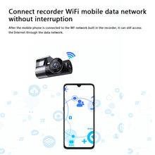 Load image into Gallery viewer, Car DVR Dash Camera 209T Smart WiFi DVR 5MP Camera 170 Degree Wireless Car Dash 1080P Night Version Driving Video Recorder
