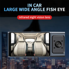 Load image into Gallery viewer, Hd 1080p Car Dash Cam Driving Recorder Front/Rear/Inside Video Recorder Camera Night Vision Parking Monitoring Camcorder
