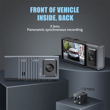 Load image into Gallery viewer, Hd 1080p Car Dash Cam Driving Recorder Front/Rear/Inside Video Recorder Camera Night Vision Parking Monitoring Camcorder
