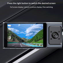 Load image into Gallery viewer, Hd 1080p Car Dash Cam Driving Recorder Front/Rear/Inside Video Recorder Camera Night Vision Parking Monitoring Camcorder
