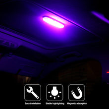 Load image into Gallery viewer, Car Interior Light Reading Light Magnetic LED USB Rechargeable Styling Reading Night Light Indoor Ceiling Lamp
