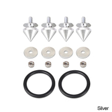 Load image into Gallery viewer, 4Pcs/Set Universal Car Spike Quick Release Fasteners Bumper Trunk Hatch Lids Release Attachment Fastener Aluminum
