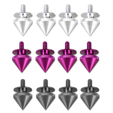 Load image into Gallery viewer, 4Pcs/Set Universal Car Spike Quick Release Fasteners Bumper Trunk Hatch Lids Release Attachment Fastener Aluminum
