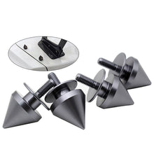 Load image into Gallery viewer, 4Pcs/Set Universal Car Spike Quick Release Fasteners Bumper Trunk Hatch Lids Release Attachment Fastener Aluminum
