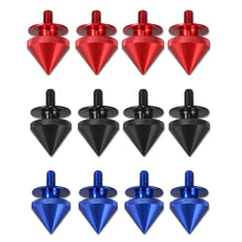 Load image into Gallery viewer, 4Pcs/Set Universal Car Spike Quick Release Fasteners Bumper Trunk Hatch Lids Release Attachment Fastener Aluminum
