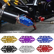 Load image into Gallery viewer, Aluminium Motorcycle Front Fork Dust Damper Shocks Absorber Spring Cover Dust Safety Protection Accessories
