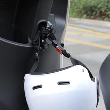 Load image into Gallery viewer, Universal Metal Motorcycle Helmet Lock Bike Handlebar Helmet Anti-theft Safety Lock Accessories wih Hooks and Two Keys
