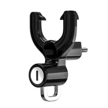 Load image into Gallery viewer, Universal Metal Motorcycle Helmet Lock Bike Handlebar Helmet Anti-theft Safety Lock Accessories wih Hooks and Two Keys
