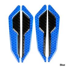 Load image into Gallery viewer, 4Pcs Car SUV Body Door Reflective Safety Warning Anti-Collision Carbon Fibre Sticker Protector
