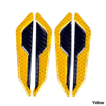 Load image into Gallery viewer, 4Pcs Car SUV Body Door Reflective Safety Warning Anti-Collision Carbon Fibre Sticker Protector
