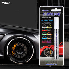 Load image into Gallery viewer, 1PC Car Paint Pen Wheel Tire Oily Painting Mark Pen Auto Rubber Tyre Tread Waterproof Permanent Paint Marker
