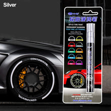 Load image into Gallery viewer, 1PC Car Paint Pen Wheel Tire Oily Painting Mark Pen Auto Rubber Tyre Tread Waterproof Permanent Paint Marker
