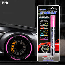 Load image into Gallery viewer, 1PC Car Paint Pen Wheel Tire Oily Painting Mark Pen Auto Rubber Tyre Tread Waterproof Permanent Paint Marker
