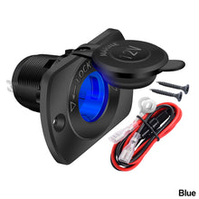 Load image into Gallery viewer, Car 12V Power Plug Outlet Receptacle Cigarette Lighter Socket for Marine Motorcycle ATV RV Socket Power Outlet Waterproof
