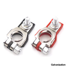Load image into Gallery viewer, 2Pcs Negative Positive Car Boat Truck Battery Terminal Clamp Automotive Clip Connector for Car Caravan Boat Motorcycle
