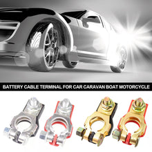 Load image into Gallery viewer, 2Pcs Negative Positive Car Boat Truck Battery Terminal Clamp Automotive Clip Connector for Car Caravan Boat Motorcycle
