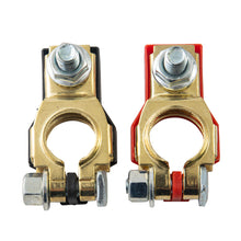Load image into Gallery viewer, 2Pcs Negative Positive Car Boat Truck Battery Terminal Clamp Automotive Clip Connector for Car Caravan Boat Motorcycle

