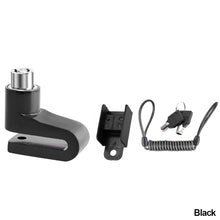 Load image into Gallery viewer, Motorcycle Safety Anti-theft Lock Electric Scooter Disc Brake Lock with Steel Wire Bicycle Mountain Bike Disc Lock Theft Protect
