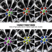 Load image into Gallery viewer, 20Pcs 15mm/17mm/19mm Noctilucent Car Wheel Caps Bolts Anti Rust Covers Nuts Silicone Auto Wheel Hub Protectors Screw Cap
