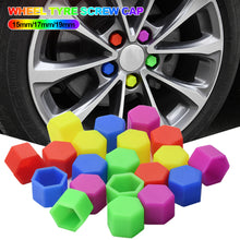 Load image into Gallery viewer, 20Pcs 15mm/17mm/19mm Noctilucent Car Wheel Caps Bolts Anti Rust Covers Nuts Silicone Auto Wheel Hub Protectors Screw Cap
