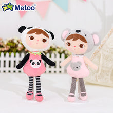 Load image into Gallery viewer, Metoo Jibao Doll Backpack Kids Cute Plush Rabbit Shoulder Bag Girls Pink Fluffy School Bag Birthday Christmas Gifts Bag
