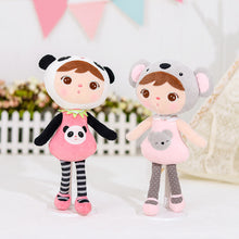 Load image into Gallery viewer, Metoo Jibao Doll Backpack Kids Cute Plush Rabbit Shoulder Bag Girls Pink Fluffy School Bag Birthday Christmas Gifts Bag
