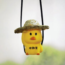 Load image into Gallery viewer, Funny Car Pendant Car Interior Duck Ornaments Halloween Pendant Figurine Auto Rearview Mirror Swing Decoration For Car Accessories
