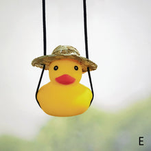 Load image into Gallery viewer, Funny Car Pendant Car Interior Duck Ornaments Halloween Pendant Figurine Auto Rearview Mirror Swing Decoration For Car Accessories
