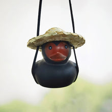 Load image into Gallery viewer, Funny Car Pendant Car Interior Duck Ornaments Halloween Pendant Figurine Auto Rearview Mirror Swing Decoration For Car Accessories
