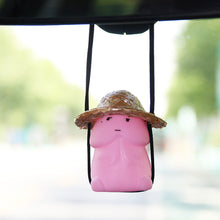 Load image into Gallery viewer, Funny Car Pendant Car Interior Duck Ornaments Halloween Pendant Figurine Auto Rearview Mirror Swing Decoration For Car Accessories
