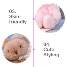 Load image into Gallery viewer, 25cm Cute Rabbit Plush Toy with Bow Tie Long Ear Soft Stuffed Bunny Doll Sleeping Toy Girls Kids Baby Plush Animal Birthday Gifts
