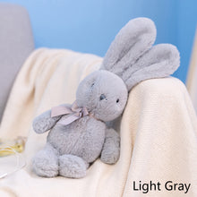 Load image into Gallery viewer, 25cm Cute Rabbit Plush Toy with Bow Tie Long Ear Soft Stuffed Bunny Doll Sleeping Toy Girls Kids Baby Plush Animal Birthday Gifts
