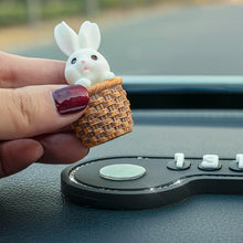 Load image into Gallery viewer, Car Temporary Stop Sign Multifunctional Cartoon Bunny Phone Number Temporary Parking Card Prompt License Plate Decoration
