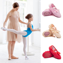 Load image into Gallery viewer, Children Practise Ballerina Shoes Woman Dance Shoes Girls Ballet Shoes Lace Bow Soft Sole Ballet Dance Slippers
