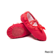 Load image into Gallery viewer, Children Practise Ballerina Shoes Woman Dance Shoes Girls Ballet Shoes Lace Bow Soft Sole Ballet Dance Slippers
