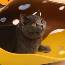 Load image into Gallery viewer, Splicing Cat Toy Felt Pom Nest Deformable Kitten Tunnel Collapsible Tube House Tunnel Interactive Pet Pusscat Security Sense
