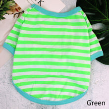 Load image into Gallery viewer, Stripe Summer Spring Dog T-shirt Soft Small Medium Dog Puppy Clothing Shirt Vest Printed Pet Dog Puppy Vest T-shirt Dog Cloth
