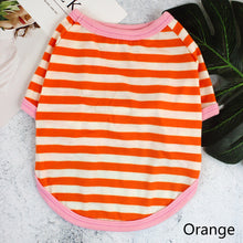 Load image into Gallery viewer, Stripe Summer Spring Dog T-shirt Soft Small Medium Dog Puppy Clothing Shirt Vest Printed Pet Dog Puppy Vest T-shirt Dog Cloth
