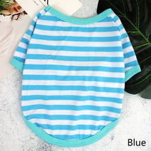 Load image into Gallery viewer, Stripe Summer Spring Dog T-shirt Soft Small Medium Dog Puppy Clothing Shirt Vest Printed Pet Dog Puppy Vest T-shirt Dog Cloth
