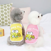 Load image into Gallery viewer, Spring Summer Pet Vest Lovely Frog Print Pet Puppy Dog Clothes for Small Dogs Pet Dog Vest Summer Pet Sling T Shirt Pet Clothing

