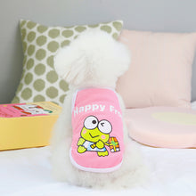 Load image into Gallery viewer, Spring Summer Pet Vest Lovely Frog Print Pet Puppy Dog Clothes for Small Dogs Pet Dog Vest Summer Pet Sling T Shirt Pet Clothing
