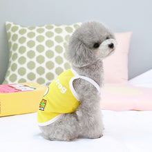 Load image into Gallery viewer, Spring Summer Pet Vest Lovely Frog Print Pet Puppy Dog Clothes for Small Dogs Pet Dog Vest Summer Pet Sling T Shirt Pet Clothing
