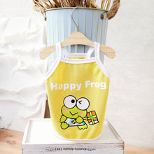 Load image into Gallery viewer, Spring Summer Pet Vest Lovely Frog Print Pet Puppy Dog Clothes for Small Dogs Pet Dog Vest Summer Pet Sling T Shirt Pet Clothing
