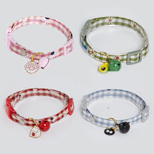 Load image into Gallery viewer, Adjustable Cat Collar with Bell Cartoon Necklace Candy Avocado Pendant Collar Pet Cat Accessories Four Seasons General Pets Supplies
