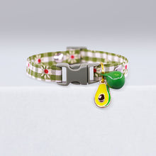 Load image into Gallery viewer, Adjustable Cat Collar with Bell Cartoon Necklace Candy Avocado Pendant Collar Pet Cat Accessories Four Seasons General Pets Supplies
