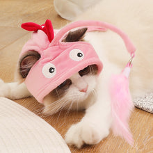 Load image into Gallery viewer, Cat Toys Cat Interactive Toys Kitten Fishing Headdres Hat Feathers Bait Fishing Head Covers Tease Pet Supplies Cat Accessories
