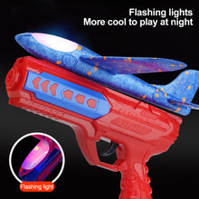 Load image into Gallery viewer, Foam Plane Launcher EPP Bubble Airplanes Glider Hand Throw Catapult Plane Toy for Kids Catapult Guns Aircraft Shooting Game Toy
